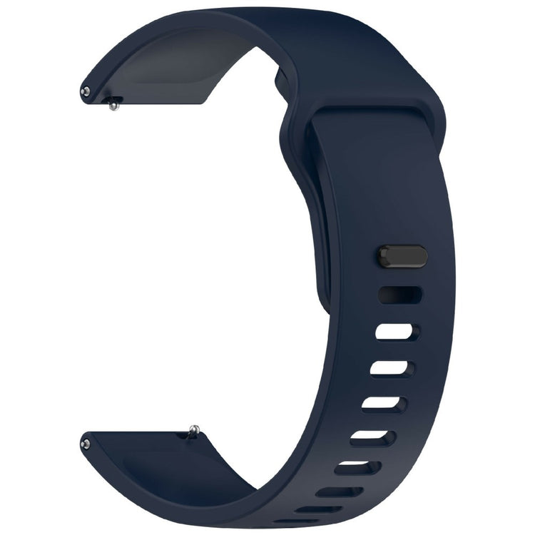 22mm Silicone Watch Band Samsung Huawei Garmin Xiaomi Universal Wrist Strap - Dark Blue#serie_9