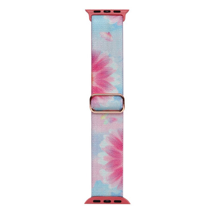 Mega Kønt Metal Og Nylon Universal Rem passer til Apple Smartwatch - Pink#serie_3