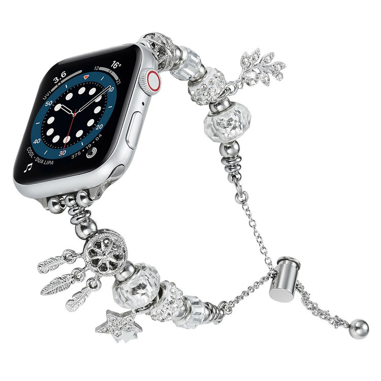 Helt Vildt Cool Metal Universal Rem passer til Apple Smartwatch - Sølv#serie_3