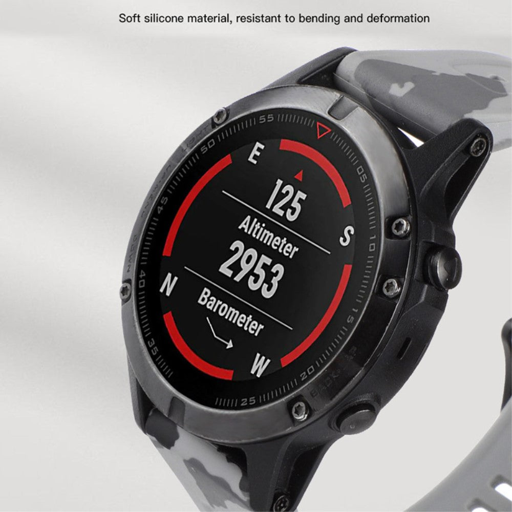 Holdbart Metal Og Silikone Universal Rem passer til Smartwatch - Sort#serie_3