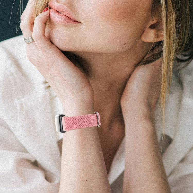 Holdbart Nylon Rem passer til Xiaomi Smart Band 8 Pro - Blå#serie_14