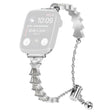 Apple Watch Series 9 / 8 / 7 41mm / 6 / 5 / 4 / SE / SE (2022) / SE (2023) 40mm / 3 / 2 / 1 38mm Metal Strap Jewelry Silver Watchband