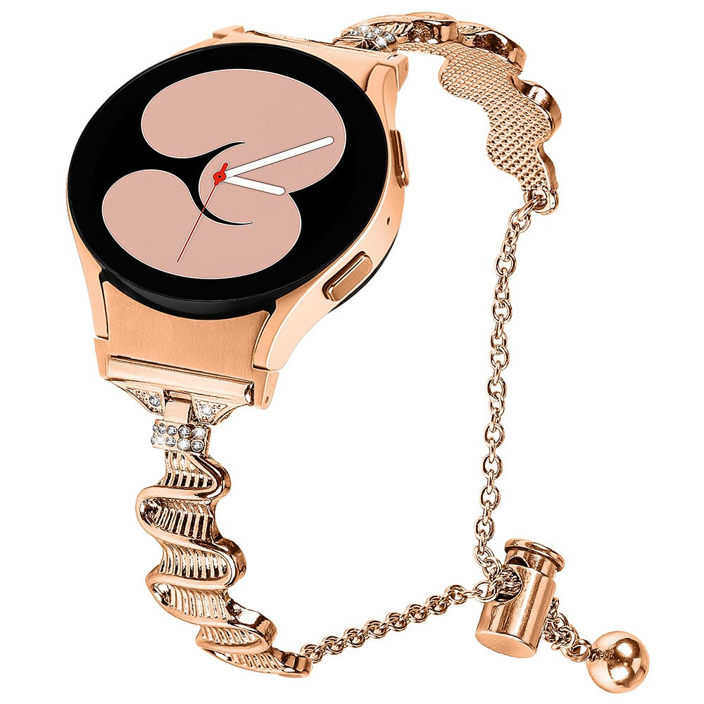 Eminent Metal Og Rhinsten Universal Rem passer til Samsung Smartwatch - Pink#serie_3
