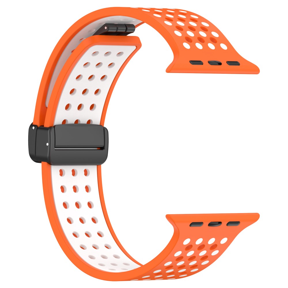 Sejt Silikone Universal Rem passer til Apple Smartwatch - Orange#serie_3