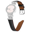 Wristband Samsung Galaxy Watch Universal Rhinestone Crown Connector Watch Strap with Silver Buckle
