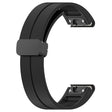 Samsung Galaxy Watch 6 / 6 Classic / 5 / 4 / Huawei Watch GT 3 42mm Watch Strap Black Buckle 20mm Magnetic Silicone Band
