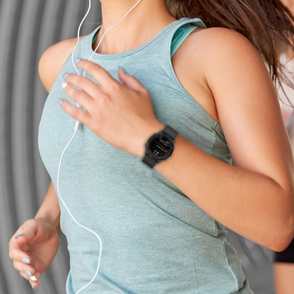 Super Nydelig Silikone Universal Rem passer til Smartwatch - Rød#serie_8
