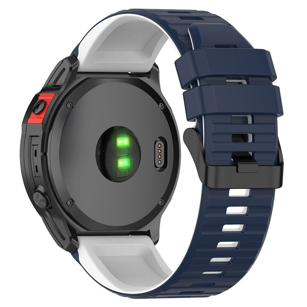 Super Nydelig Silikone Universal Rem passer til Smartwatch - Blå#serie_10