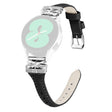 Silver Buckle 20mm Watchband Samsung Galaxy Watch3 41mm / Watch4 / Watch5 / Watch4 Classic / Watch4 Active / Watch5 Active