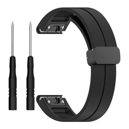Holdbart Silikone Universal Rem passer til Smartwatch - Sort#serie_1