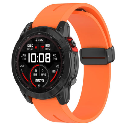 Holdbart Silikone Universal Rem passer til Smartwatch - Orange#serie_4