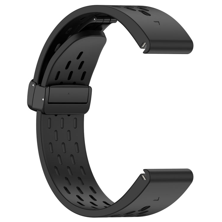 Vildt Fantastisk Silikone Universal Rem passer til Garmin Smartwatch - Sort#serie_1