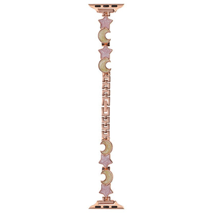 Apple Watch 49mm / 45mm / 44mm / 42mm Watch Band Zinc Alloy Strap - Rose Gold#serie_4