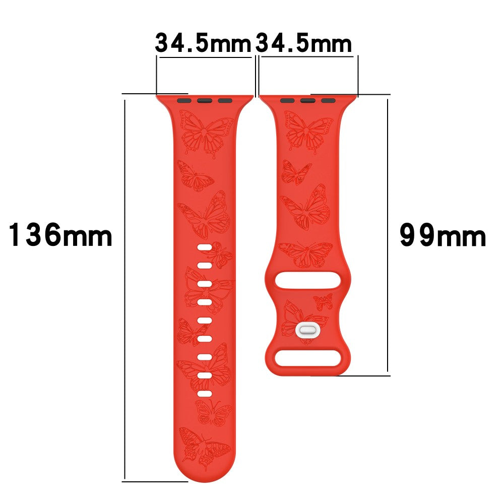 Apple Watch 49mm / 45mm / 44mm / 42mm Watch Strap Silicone Band - Dark Cherry#serie_2