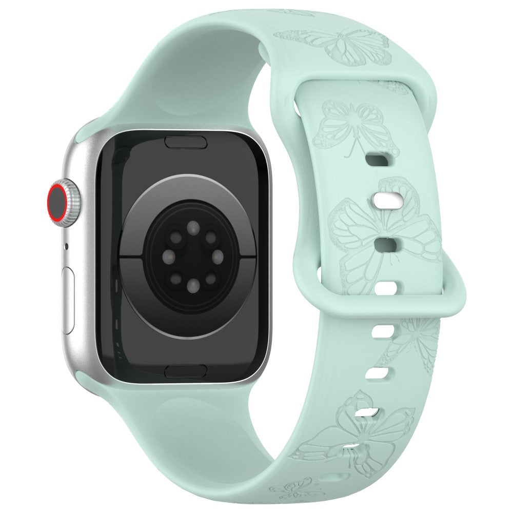 Vildt Godt Silikone Universal Rem passer til Apple Smartwatch - Grøn#serie_4