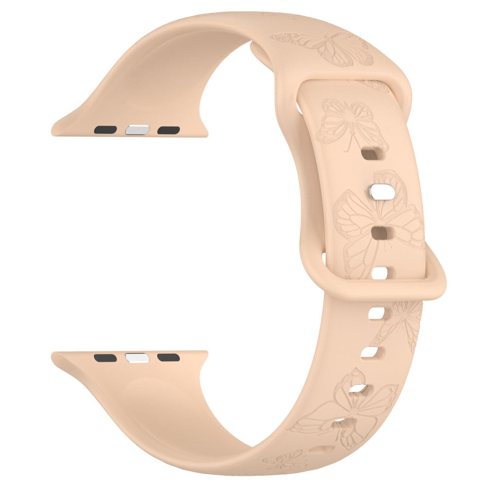 Vildt Godt Silikone Universal Rem passer til Apple Smartwatch - Brun#serie_9