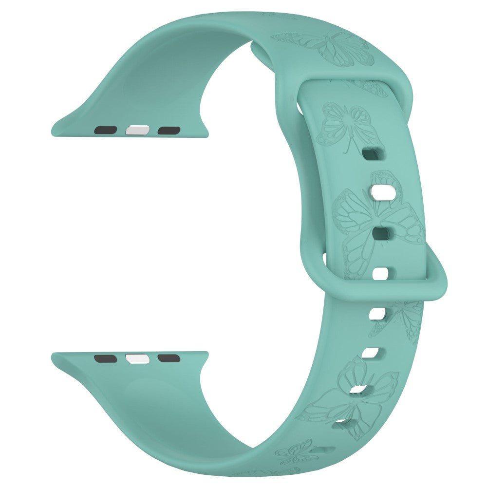 Vildt Godt Silikone Universal Rem passer til Apple Smartwatch - Grøn#serie_14