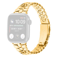Helt Vildt Cool Metal Universal Rem passer til Apple Smartwatch - Guld#serie_1