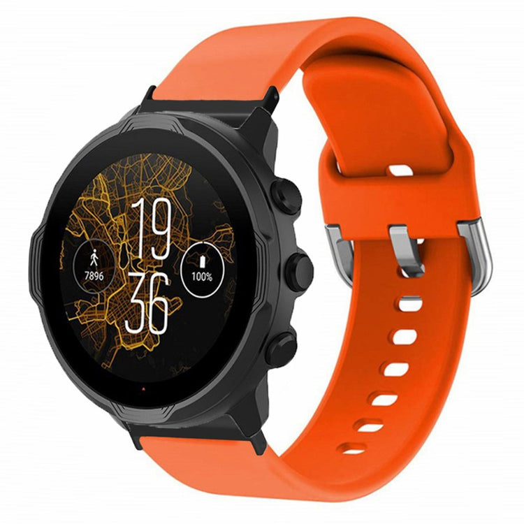 Meget Cool Silikone Universal Rem passer til Smartwatch - Orange#serie_1