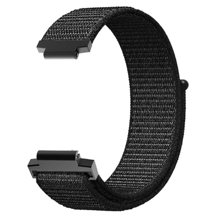 Rigtigt Elegant Nylon Rem passer til Amazfit Verge 2 - Sort#serie_1