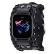 Huami Amazfit GTS 4 / 3 / 2 / 2 mini / Bip Watch Band Rivet Punk Style 20mm Cowhide Leather Bracelet Strap