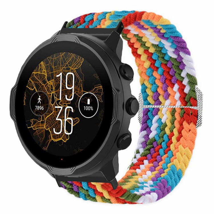 Vildt Holdbart Nylon Universal Rem passer til Smartwatch - Flerfarvet#serie_2