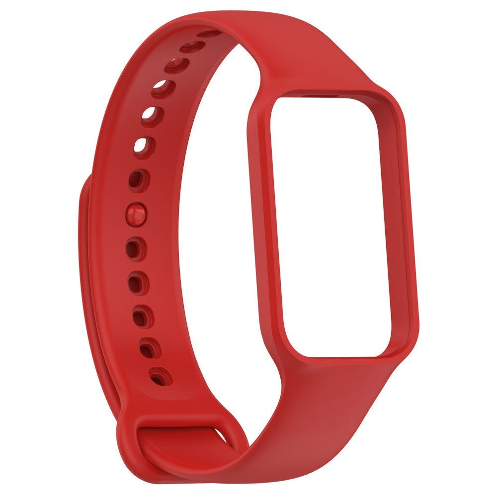 Silikone Universal Rem passer til Xiaomi Redmi Band 2 / Xiaomi Smart Band 8 Active - Rød#serie_6