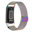 KALEBOL Series Fitbit Charge 4 / 3 Watch Band Stainless Steel Milanese Mesh Strap Bracelet - Retro Gold