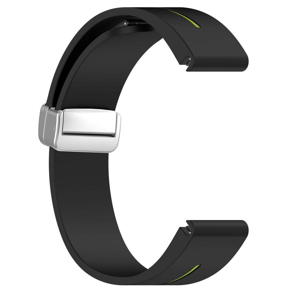 Super Fantastisk Silikone Universal Rem passer til Smartwatch - Sort#serie_6