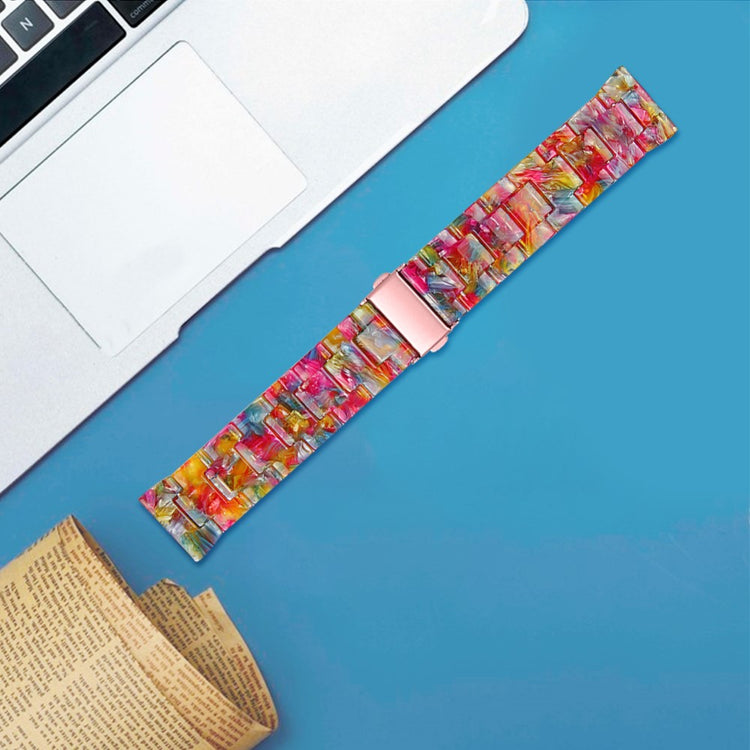 Misfit Vapor Watch Band Water Resistant Resin Replacement Watch Strap - Rainbow Candy#serie_4