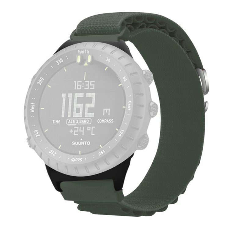 Vildt Fantastisk Nylon Rem passer til Suunto Core - Grøn#serie_11