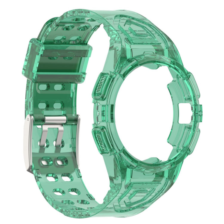 Glimrende Silikone Rem passer til Samsung Galaxy Watch 4 (40mm) - Grøn#serie_1