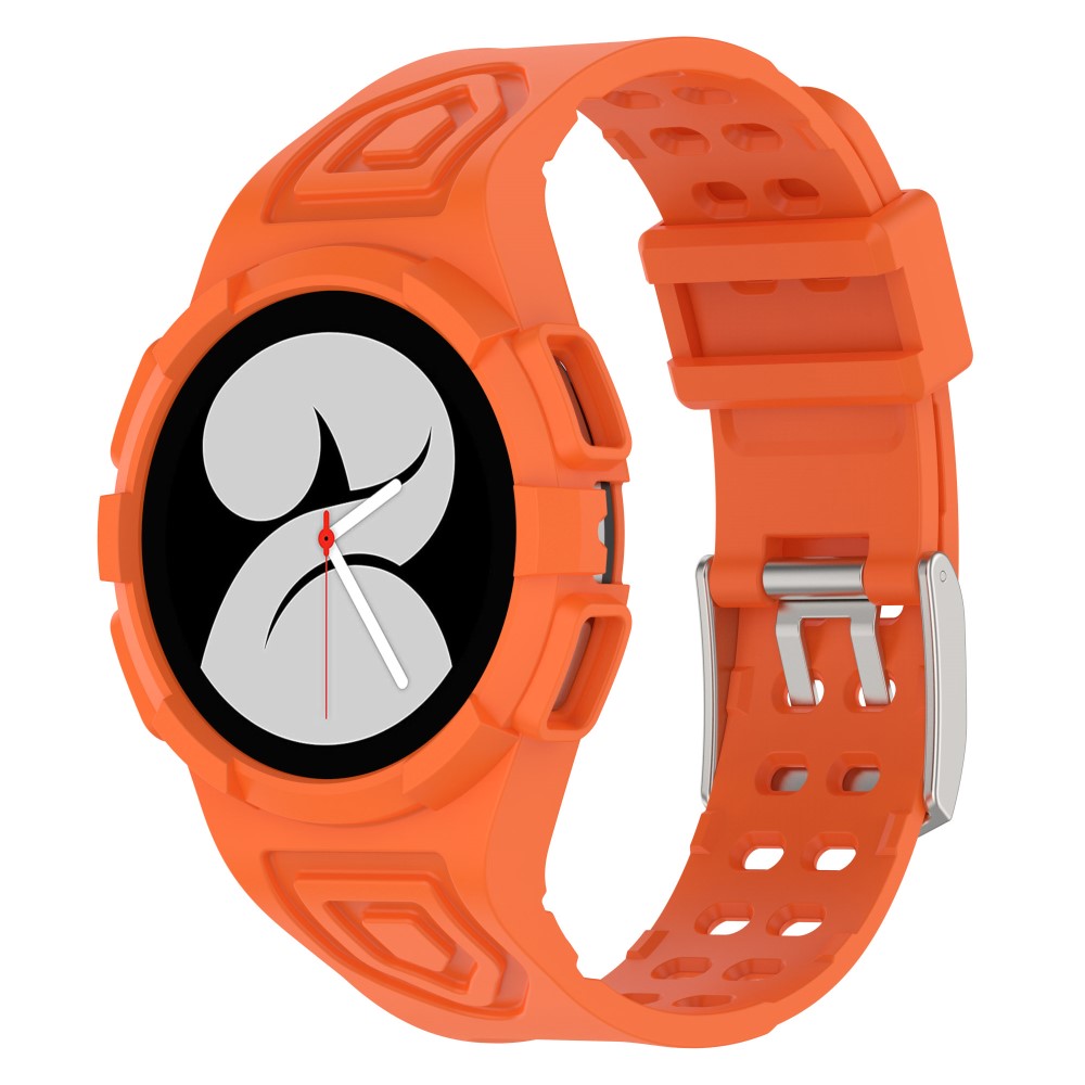 Glimrende Silikone Rem passer til Samsung Galaxy Watch 4 (40mm) - Orange#serie_3