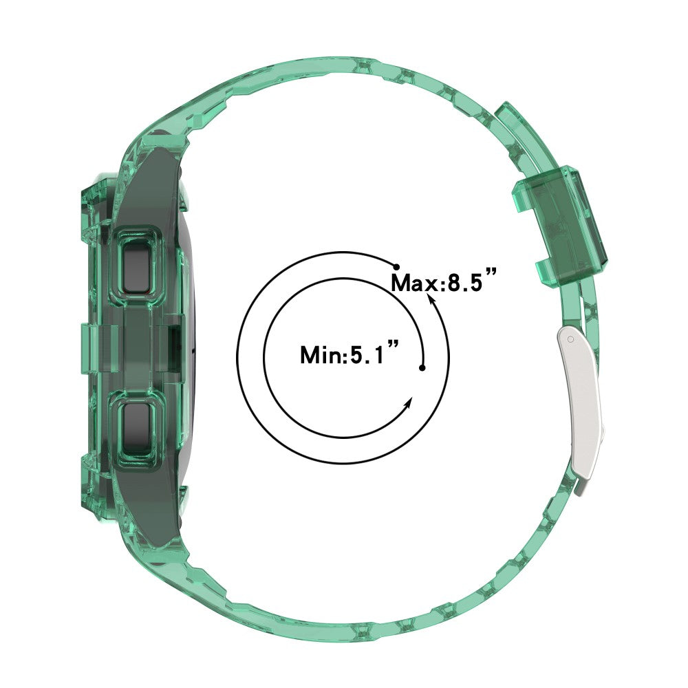 Sejt Silikone Rem passer til Samsung Galaxy Watch 4 Classic (46mm) - Grøn#serie_1