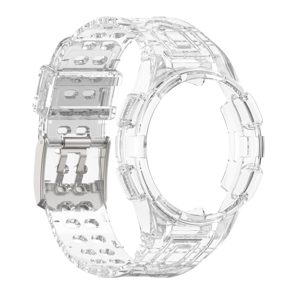 Sejt Silikone Rem passer til Samsung Galaxy Watch 4 Classic (46mm) - Gennemsigtig#serie_8