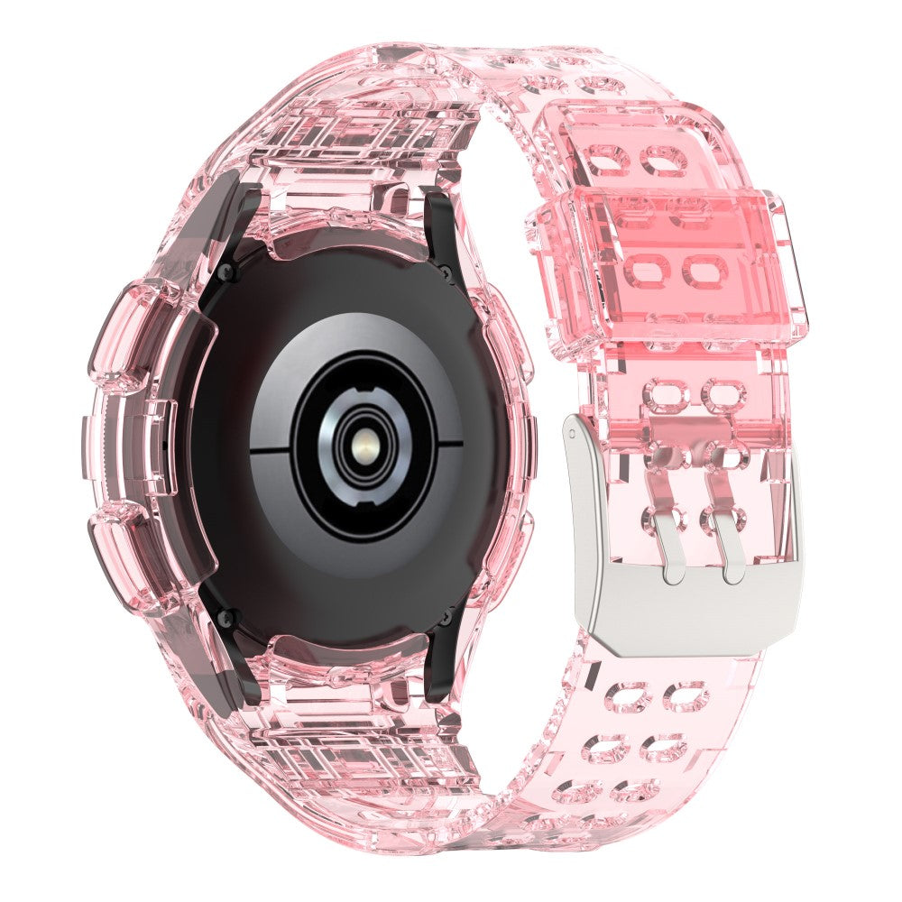 Sejt Silikone Rem passer til Samsung Galaxy Watch 4 Classic (46mm) - Pink#serie_10
