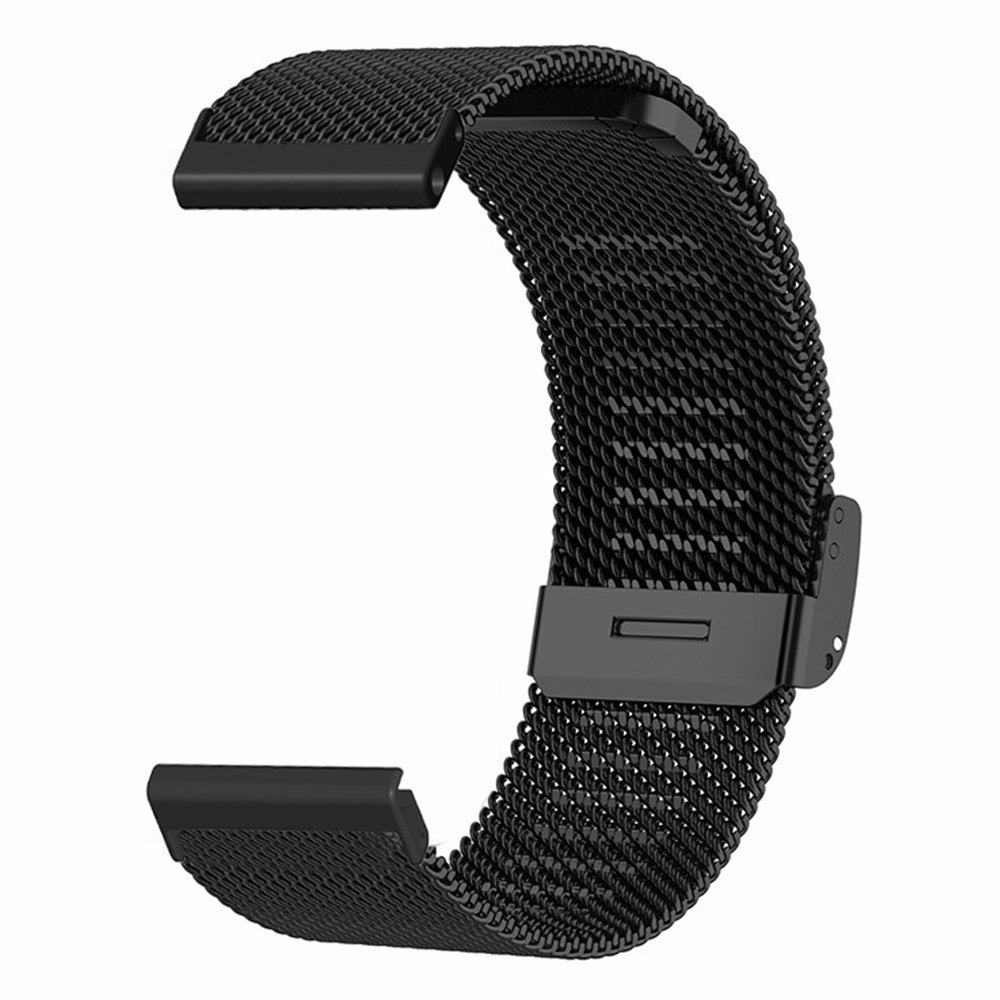 Rigtigt Elegant Metal Universal Rem passer til Smartwatch - Sort#serie_1