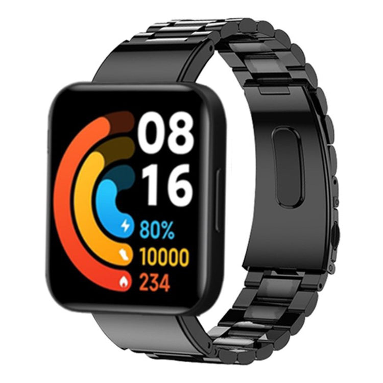 Metal Universal Rem passer til Xiaomi Redmi Watch 2 / Xiaomi Redmi Watch 2 Lite - Sort#serie_1