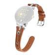 Google Pixel Watch Genuine Cow Leather Watch Strap Rhinestone Decor Watch Band