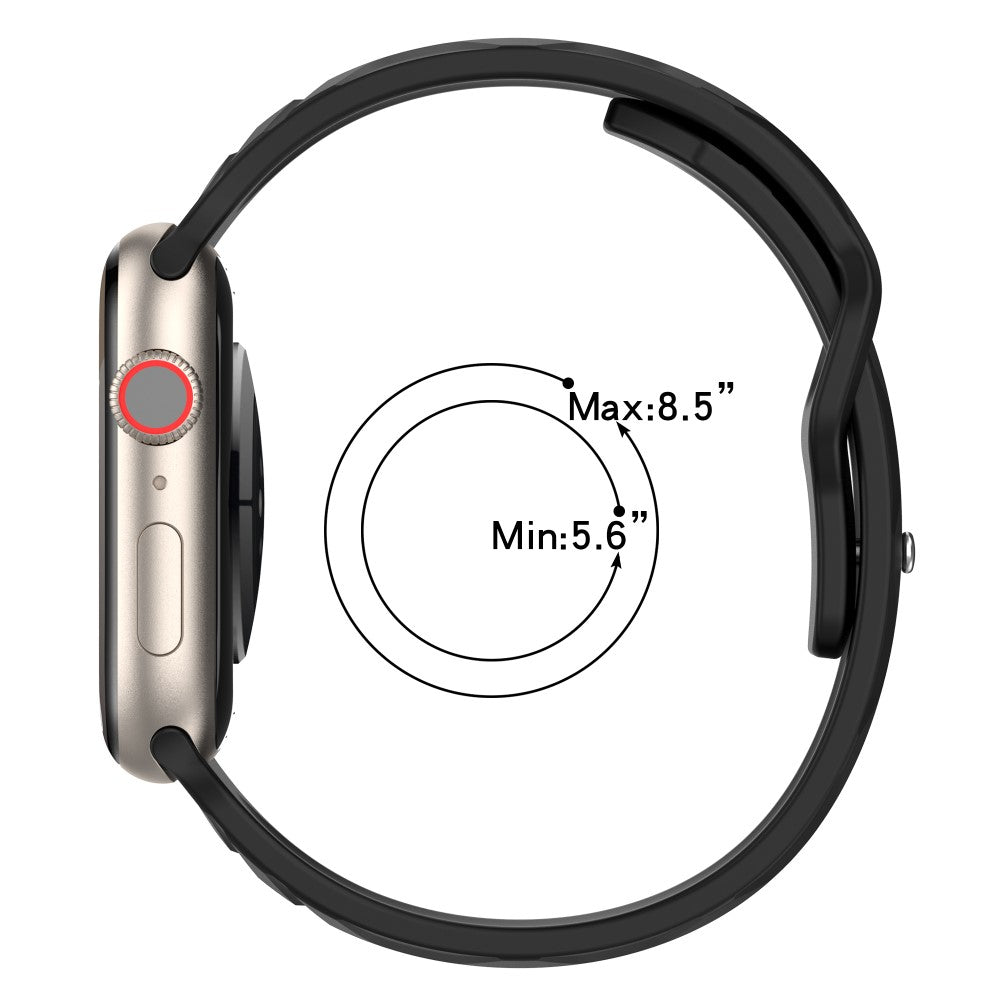 Super Flot Silikone Universal Rem passer til Apple Smartwatch - Grøn#serie_6