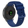 Garmin Venu 3S / Forerunner 265S Watch Strap 18mm Plaid Pattern Silicone Band - Navy Blue