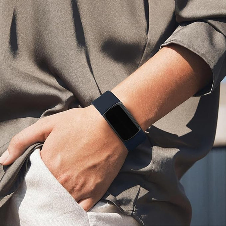 Silikone Universal Rem passer til Fitbit Charge 6 / Fitbit Charge 5 - Blå#serie_7