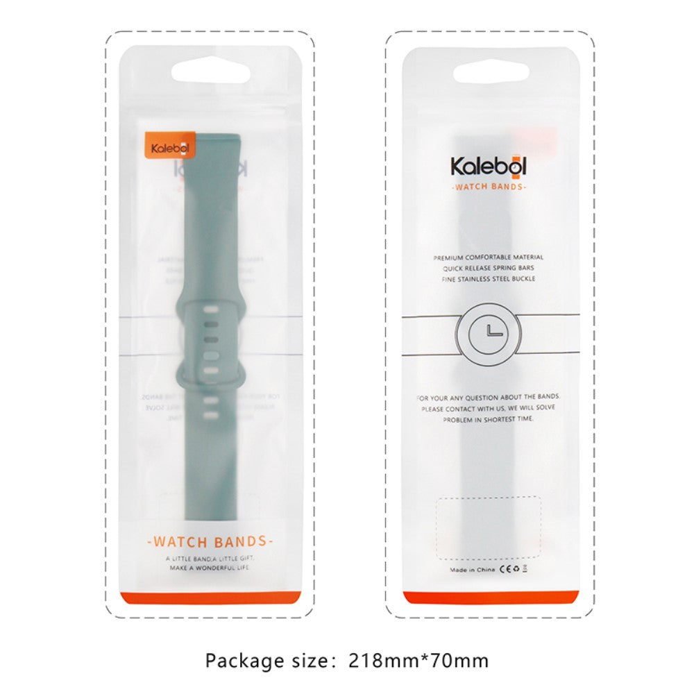 KALEBOL KLB-HDKGJ-001 Fitbit Versa 3 / 4 / Sense / Sense 2 Silicone Watch Band - Dark Blue#serie_10