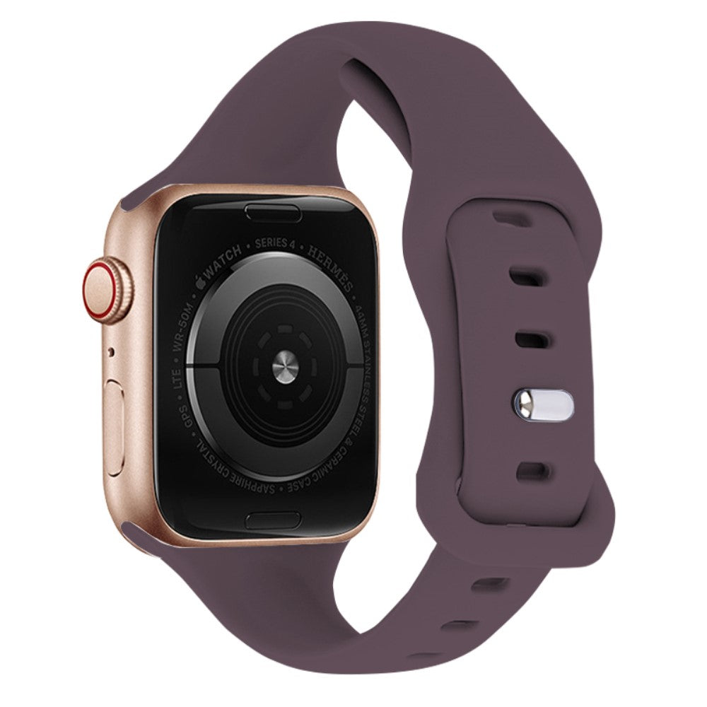 Helt Vildt Cool Silikone Universal Rem passer til Apple Smartwatch - Lilla#serie_15