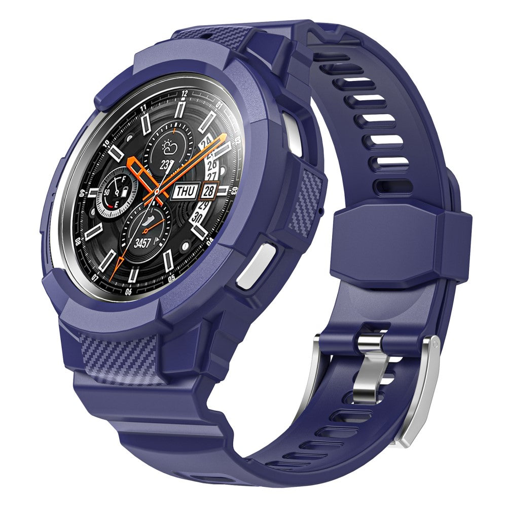 Nydelig Silikone Rem passer til Samsung Galaxy Watch 4 Classic (46mm) - Blå#serie_6