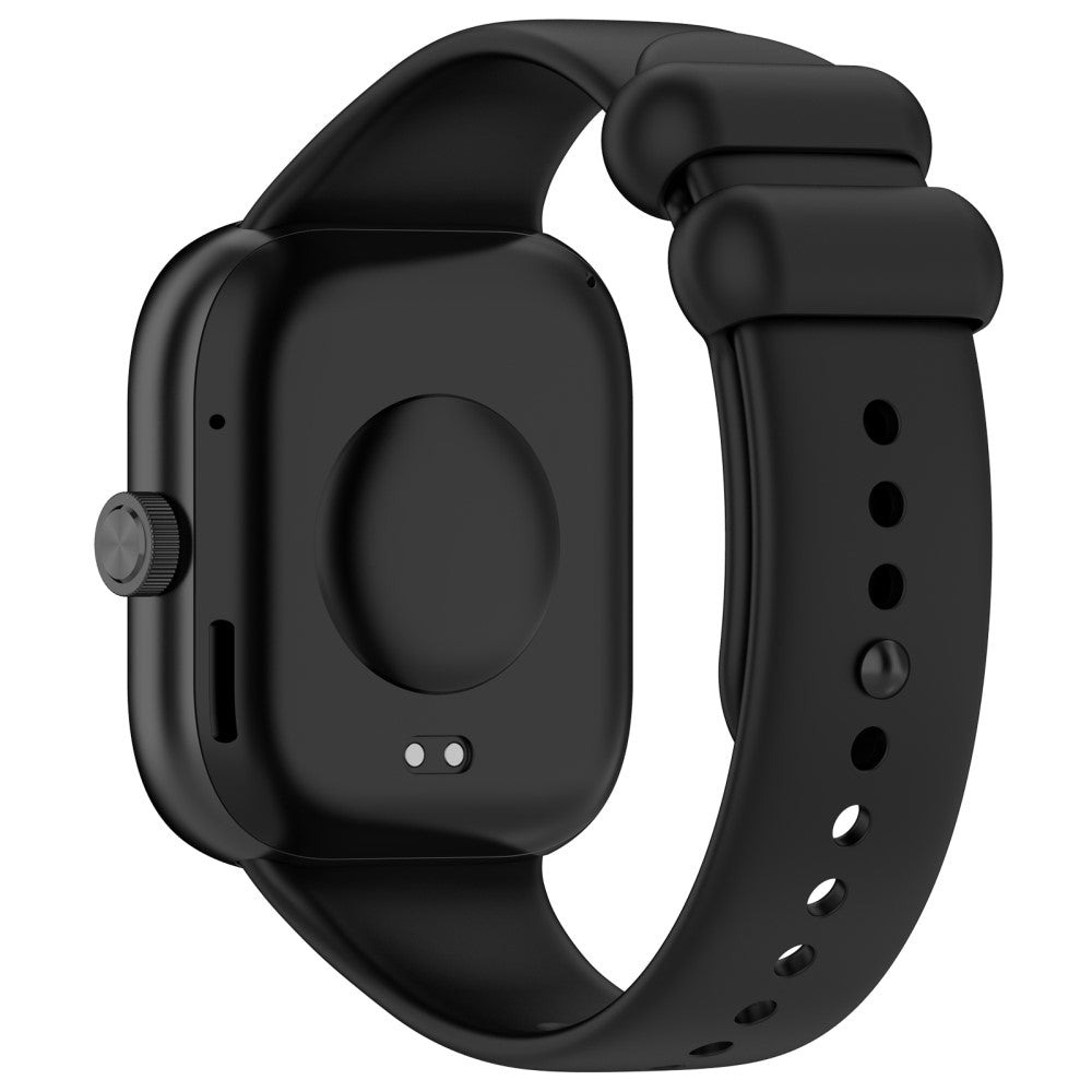 Silikone Universal Rem passer til Xiaomi Band 8 Pro / Xiaomi Redmi Watch 4 - Sort#serie_1