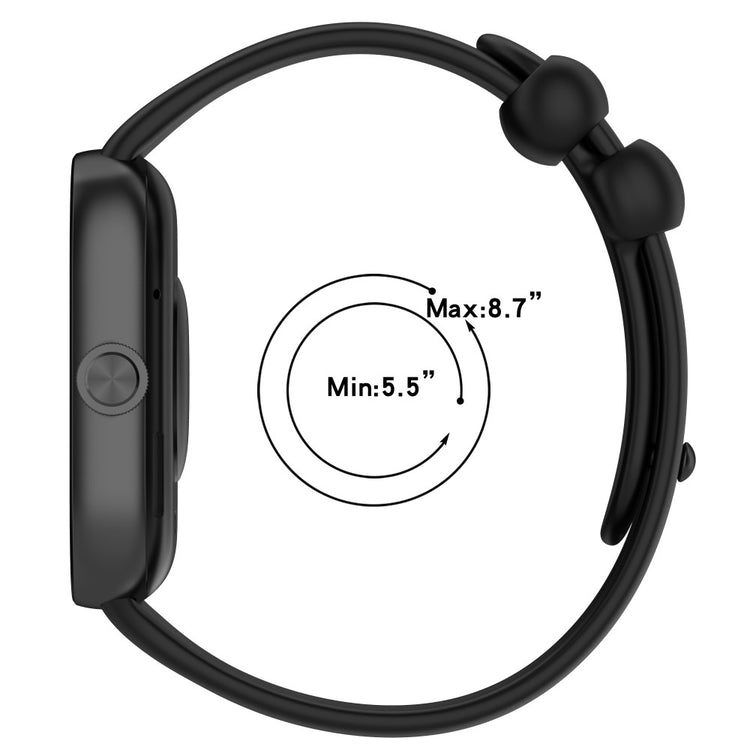 Silikone Universal Rem passer til Xiaomi Band 8 Pro / Xiaomi Redmi Watch 4 - Blå#serie_9