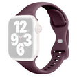 Apple Watch Series 41mm / 40mm / 38mm Silicone Watch Band Strap - Smoke Purple