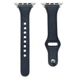 Apple Watch Series 41mm / 40mm / 38mm Leather Watch Band with Button Buckle - Navy Blue