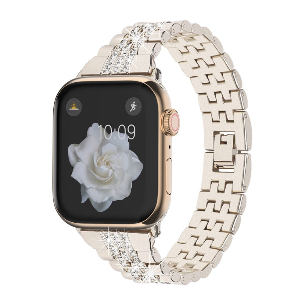 Vildt Elegant Metal Universal Rem passer til Apple Smartwatch - Hvid#serie_2